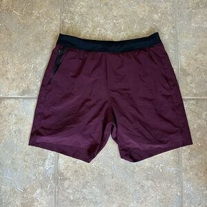 Men's Ten Thousand 7” Interval Shorts - Maroon